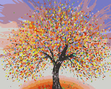 Carica l&#39;immagine nel visualizzatore di Gallery, Dipingere con i numeri - Albero ed esplosione di colori