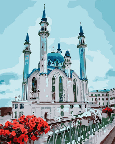 Dipingere con i numeri - Grande monumento sul ponte