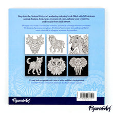 Carica l&#39;immagine nel visualizzatore di Gallery, Libro da Colorare per Adulti - Universo Animale – 50 pagine