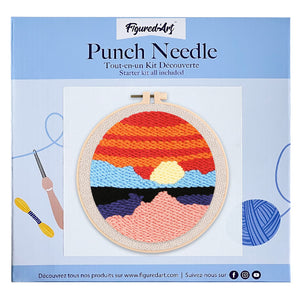 Punch Needle Kit Oceano al tramonto