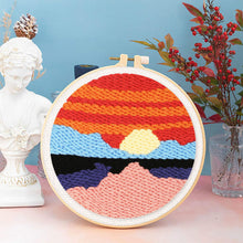 Carica l&#39;immagine nel visualizzatore di Gallery, Punch Needle Kit Oceano al tramonto