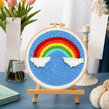 Carica l&#39;immagine nel visualizzatore di Gallery, Punch Needle Kit Arcobaleno