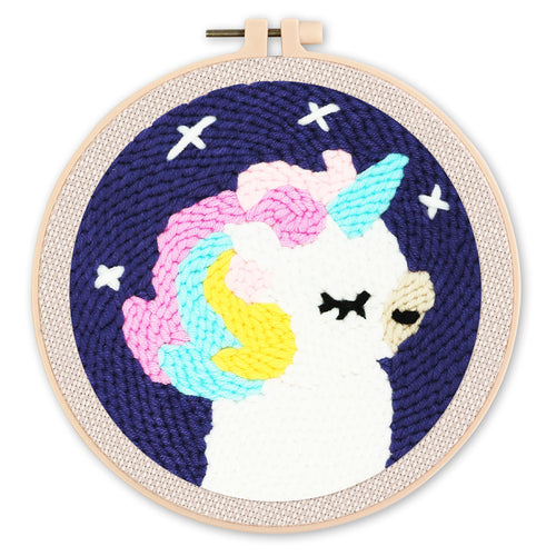 Punch Needle Unicorno fatato