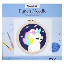 Carica l&#39;immagine nel visualizzatore di Gallery, Punch Needle Kit Unicorno fatato