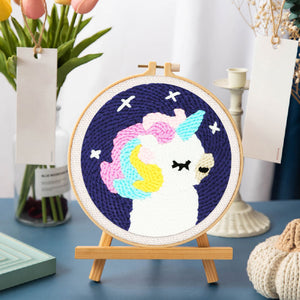 Punch Needle Kit Unicorno fatato