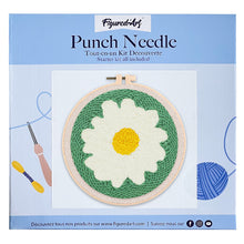 Carica l&#39;immagine nel visualizzatore di Gallery, Punch Needle Kit Margherita bianca