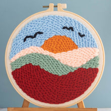 Carica l&#39;immagine nel visualizzatore di Gallery, Punch Needle Paesaggio all&#39;alba