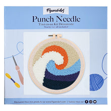 Carica l&#39;immagine nel visualizzatore di Gallery, Punch Needle Kit La grande onda