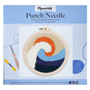 Punch Needle Kit La grande onda