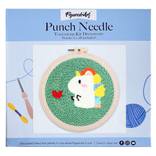 Carica l&#39;immagine nel visualizzatore di Gallery, Punch Needle Kit Unicorno innamorato