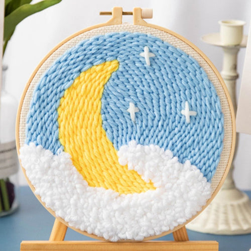 Punch Needle Uno spicchio di luna