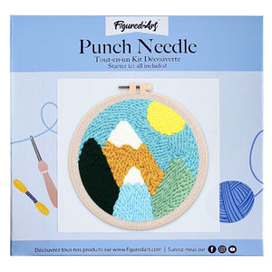 Punch Needle Kit Spolverata di neve