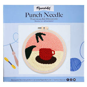 Punch Needle Kit Cioccolata calda