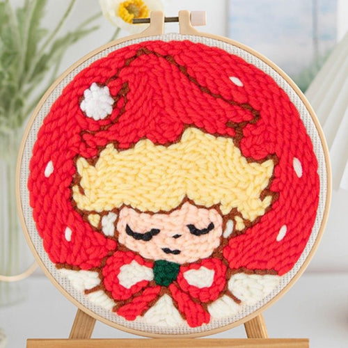 Punch Needle Cappellino di Natale