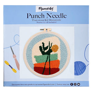 Punch Needle Kit Composizione floreale 1
