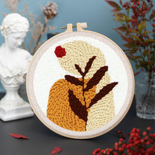Carica l&#39;immagine nel visualizzatore di Gallery, Punch Needle Kit Foglia e sole rosso