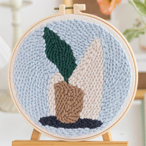 Punch Needle Pianta in vaso