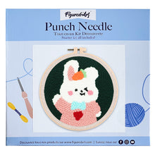 Carica l&#39;immagine nel visualizzatore di Gallery, Punch Needle Kit Piccolo coniglietto
