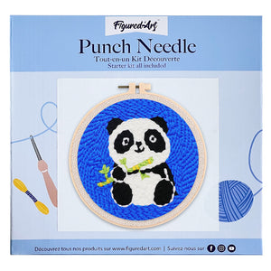 Punch Needle Kit Baby panda