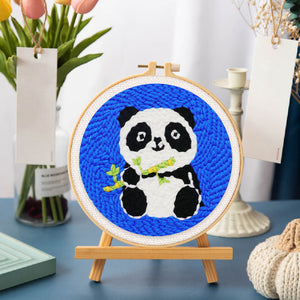Punch Needle Kit Baby panda