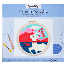 Carica l&#39;immagine nel visualizzatore di Gallery, Punch Needle Kit Cerbiatta e fiori di ciliegio