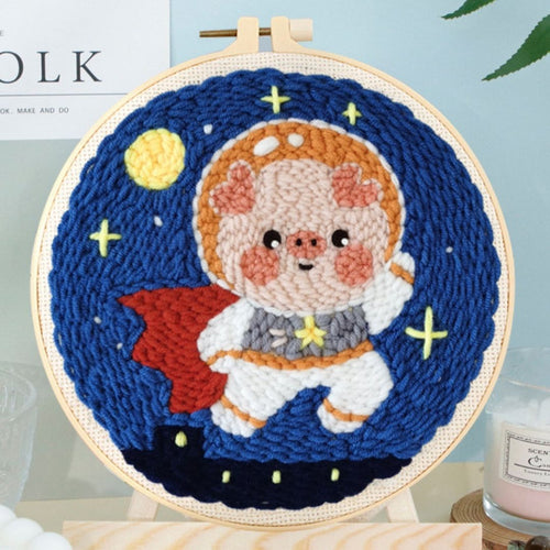 Punch Needle Super astronauta