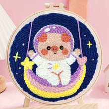 Carica l&#39;immagine nel visualizzatore di Gallery, Punch Needle Altalena arcobaleno
