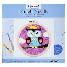 Carica l&#39;immagine nel visualizzatore di Gallery, Punch Needle Kit Gufo assonnato
