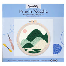 Carica l&#39;immagine nel visualizzatore di Gallery, Punch Needle Kit Montagne verdi