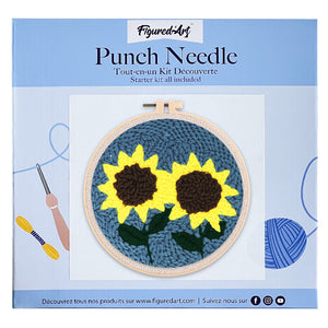 Punch Needle Kit Girasoli