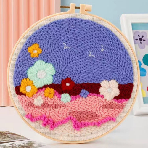 Punch Needle Fiori nel deserto