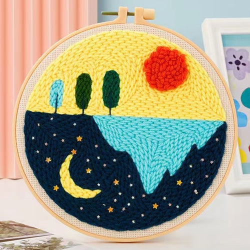 Punch Needle Sole e Luna
