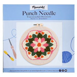 Punch Needle Kit Corona di fiori