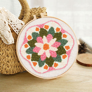 Punch Needle Kit Corona di fiori