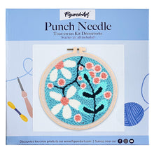 Carica l&#39;immagine nel visualizzatore di Gallery, Punch Needle Kit Esplozione di fiori bianchi