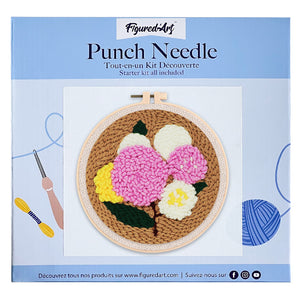 Punch Needle Kit Mazzo di fiori