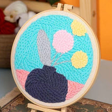 Carica l&#39;immagine nel visualizzatore di Gallery, Punch Needle Fiori pastello