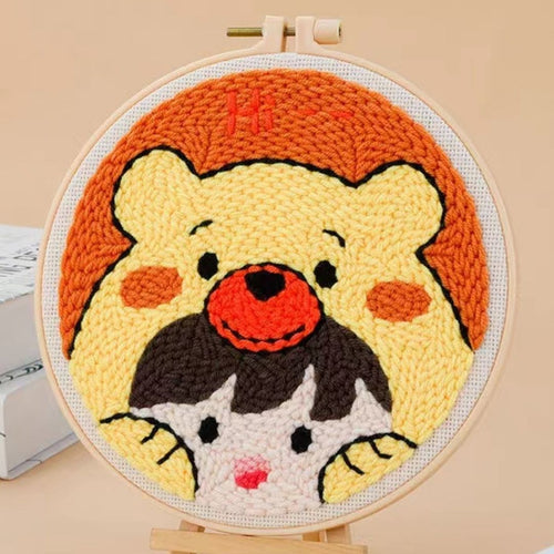 Punch Needle Orsacchiotto e bambina