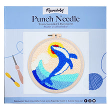 Carica l&#39;immagine nel visualizzatore di Gallery, Punch Needle Kit Orca e onde