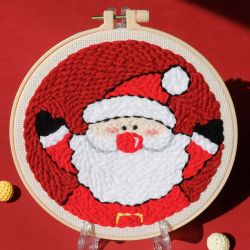 Punch Needle Babbo Natale