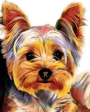 Carica l&#39;immagine nel visualizzatore di Gallery, Ricamo a Punto Croce - Yorkshire Terrier