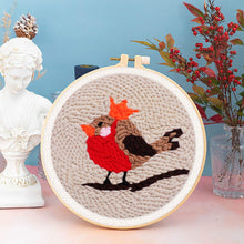 Carica l&#39;immagine nel visualizzatore di Gallery, Punch Needle Kit Pettirosso
