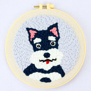 Punch Needle Goffo cagnolino