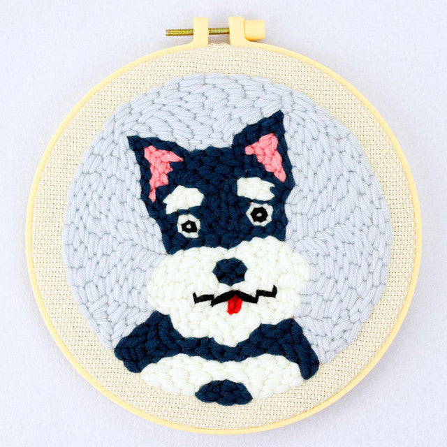Punch Needle Goffo cagnolino