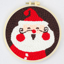 Carica l&#39;immagine nel visualizzatore di Gallery, Punch Needle Babbo Natale felice