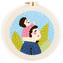 Carica l&#39;immagine nel visualizzatore di Gallery, Punch Needle Padre e figlio