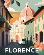 Carica l&#39;immagine nel visualizzatore di Gallery, Diamond Painting - Poster di viaggio a Firenze