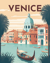 Carica l&#39;immagine nel visualizzatore di Gallery, Diamond Painting - Poster di viaggio a Venezia
