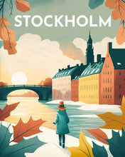 Carica l&#39;immagine nel visualizzatore di Gallery, Diamond Painting - Poster di viaggio a Stoccolma