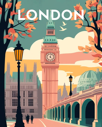 Diamond Painting - Poster di viaggio a Londra 2
